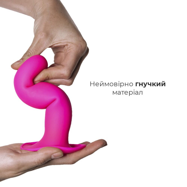 купить Дилдо с присоской Adrien Lastic Hitsens 4 Pink, отлично для страпона, диаметр 3.7см, длина 17,8см