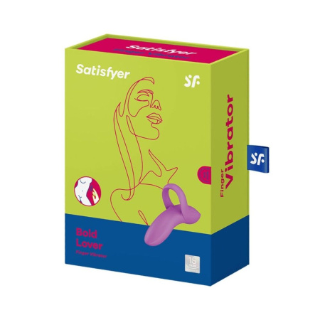 фото Вибратор на палец Satisfyer Bold Lover Dark Pink, гибкий  || фото Вібратор на палець Satisfyer Bold Lover Dark Pink, гнучкий 
