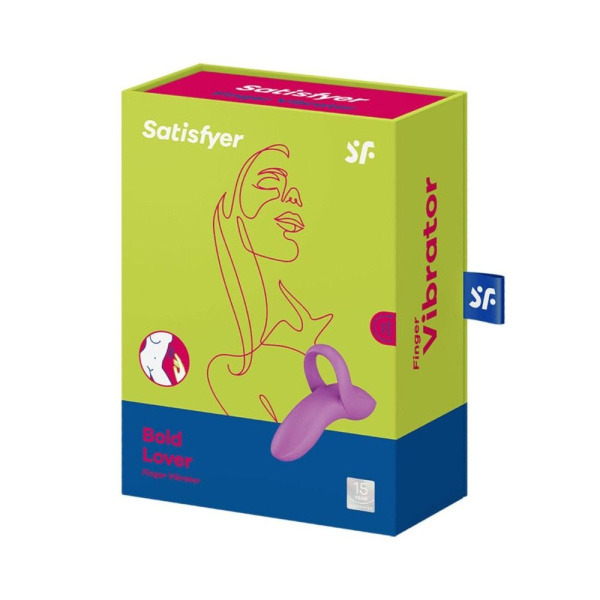 купить Вибратор на палец Satisfyer Bold Lover Dark Pink, гибкий