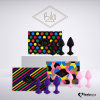 фото Набор силиконовых анальных пробок FeelzToys - Bibi Butt Plug Set 3 pcs Black  || фото Набір силіконових анальних пробок FeelzToys - Bibi Butt Plug Set 3 pcs Black 