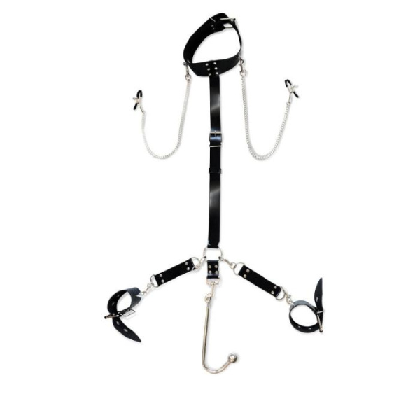 купить Бондажный набор с металлическим анальным крюком №1 Art of Sex Beatrice Bondage set with anal hook №1