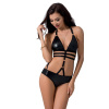 фото Боди монокини под латекс LAMIS BODY black L/XL - Passion Exclusive
