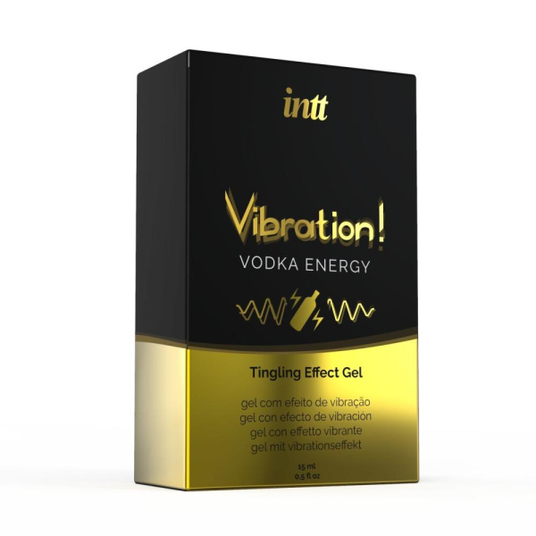 купити Рідкий вібратор Intt Vibration Vodka (15 мл), густий гель, дуже смачний, діє до 30 хвилин