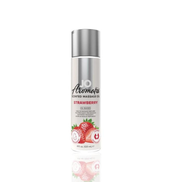 купить Натуральное массажное масло System JO Aromatix — Massage Oil — Strawberry 120 мл