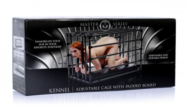 купить Прочная разборная клетка для наказаний Kennel Adjustable Bondage Cage