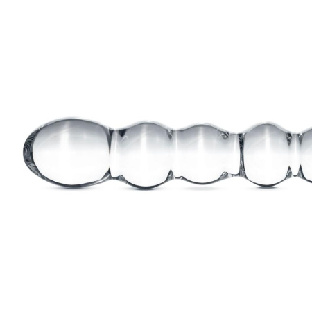 фото Стеклянный дилдо в виде бусин Gildo Glass Dildo No. 19  || фото Скляний ділдо у вигляді намистин Gildo Glass Dildo No. 19 