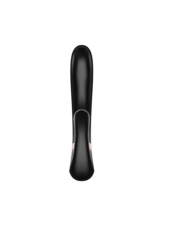 фото Смарт вибратор-кролик с подогревом Satisfyer Heat Wave Black  || фото Смарт вібратор-кролик із підігрівом Satisfyer Heat Wave Black 