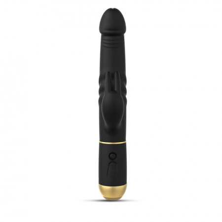 фото Вибратор Dorcel Furious Rabbit 2.0 с возвратно-поступательными движениями головки, перезаряжаемый  || фото Вібратор Dorcel Furious Rabbit 2.0 зі зворотно-поступальними рухами голівки, що перезаряджається 