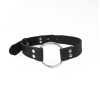 фото Кляп Металлическое кольцо из натуральной кожи Art of Sex - Gag Ring Metal, цвет Черный