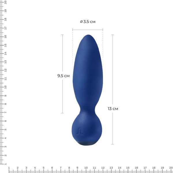 купить Анальная вибропробка Adrien Lastic Little Rocket макс. диаметр 3,5см, soft-touch