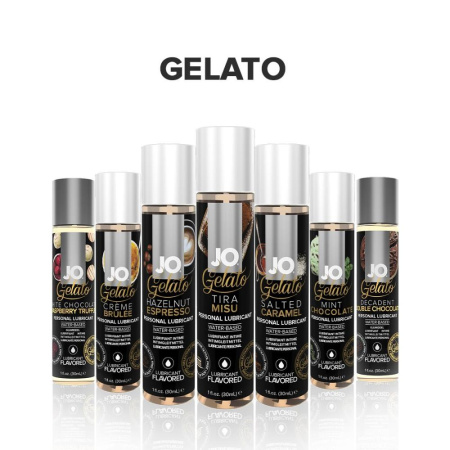 фото Смазка на водной основе System JO GELATO CremeBrulee (120мл) без сахара, парабенов и пропиленгликоля  || фото Змазка на водній основі System JO GELATO CremeBrulee (120 мл) без цукру, парабенів та пропіленглікол 