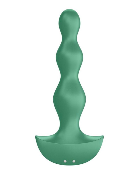 купити Анальный стимулятор-бусины с двумя моторами Satisfyer Lolli-Plug 2 Green