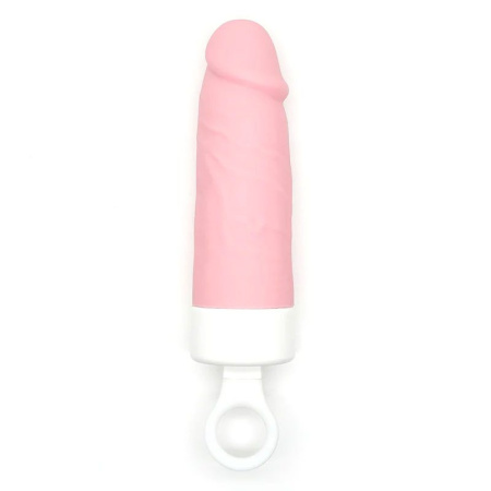 фото Вибратор CuteVibe Teddy Brown (Pink Dildo), реалистичный вибратор под видом мороженого  || фото Вібратор CuteVibe Teddy Brown (Pink Dildo), реалістичний вібратор під виглядом морозива 