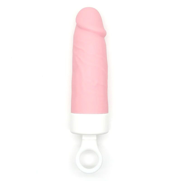 купити Вібратор CuteVibe Teddy Brown (Pink Dildo), реалістичний вібратор під виглядом морозива