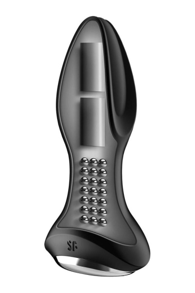 купити Анальна смарт вібропробка із перлинним масажем Satisfyer Rotator Plug 2+ Black