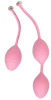 фото Роскошные вагинальные шарики PILLOW TALK - Frisky Pink с кристаллом, диаметр 3,2см, вес 49-75гр