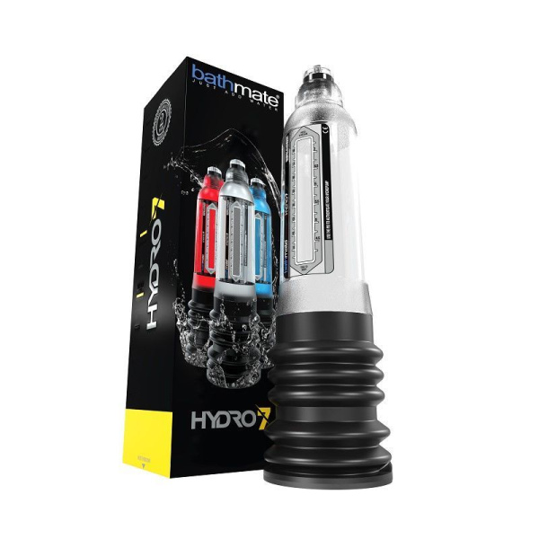 купить Гидропомпа Bathmate Hydro 7 Clear, для члена длиной от 12,5 до 18см, диаметр до 5см