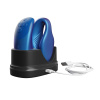 фото Смарт-вибратор для пар We-Vibe Chorus Cosmic Blue, сенсорное управление вибрациями сжатием пульта  || фото Смарт-вібратор для пар We-Vibe Chorus Cosmic Blue, сенсорне керування вібраціями стисненням пульта 