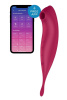 фото Смарт-вибратор для клитора с вакуумной стимуляцией Satisfyer Twirling Pro+ dark red