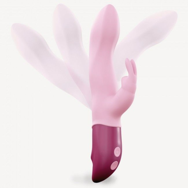 купить Вибратор-кролик Love To Love Hello Rabbit Rose с гибким стволом и стимуляцией точки G, 2 мотора