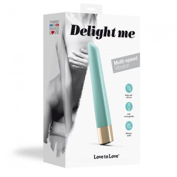 купить Мощный минивибратор Love To Love Delight Me Menthe с мягким кончиком, 16 режимов работы