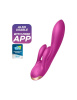 фото Смарт вибратор кролик с двойным отростком Satisfyer Double Flex Violet