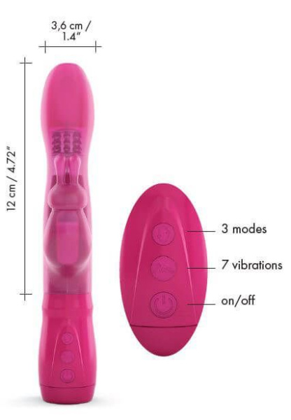 купить Вибратор Dorcel Furious Rabbit с вращением и  возвратно-поступательными движениями головки, вибрация