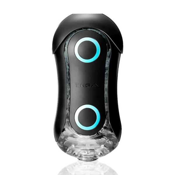 купити Мастурбатор Tenga FLIP ORB STRONG — Blue Rush, з можливістю зміни тиску та стимулювальними кульками