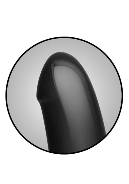 купить Анальный плаг с дилдо Doc Johnson Kink - Dual Density SECONDSKYN Fuck Plug - Black