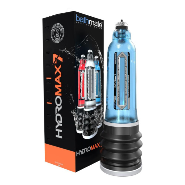 купить Гидропомпа Bathmate Hydromax 7 Blue (X30), для члена длиной от 12,5 до 18см, диаметр до 5см