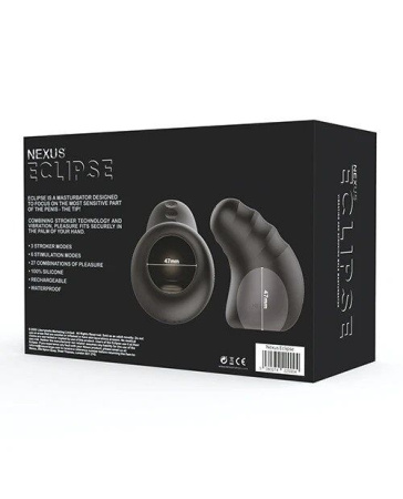 фото Мастурбатор Nexus Eclipse с вибрацией и стимуляцией головки  || фото Мастурбатор Nexus Eclipse з вібрацією та стимуляцією головки 