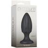 фото Анальный плаг с каналами для смазки Doc Johnson Platinum Premium Silicone - The Rocket - Black  || фото Анальний плаг із каналами для змащення Doc Johnson Platinum Premium Silicone — The Rocket — Black 