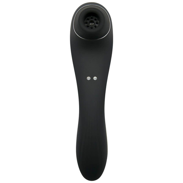 купити Вібратор і вакуумний стимулятор Alive Midnight Quiver Black - іграшка 2 в 1