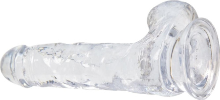 фото Прозрачный фаллоимитатор на присоске ADDICTION — Clear Dildo with Balls 7″, вибропуля в подарок  || фото Прозорий фалоімітатор на присосці ADDICTION — Clear Dildo with Balls 7″, віброкуля в подарунок 