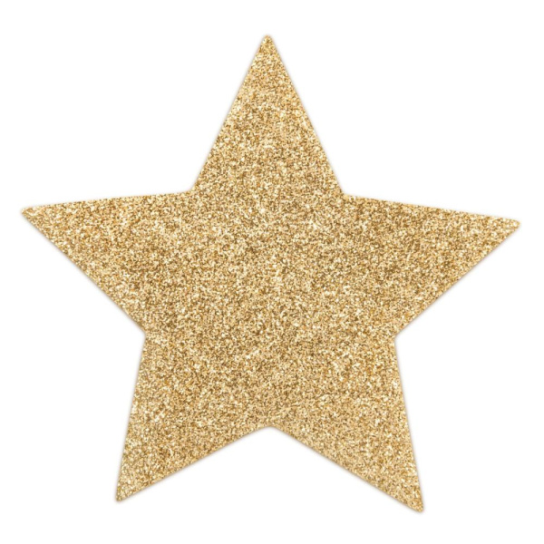 купить Пэстис - стикини Bijoux Indiscrets - Flash Star Gold, наклейки на соски