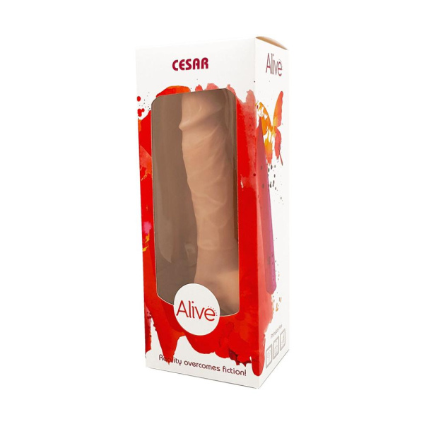 купить Фаллоимитатор Alive Cesar Mega Realistic, диаметр 3,5см, FutureSkin, двухслойный, самый реалистичный