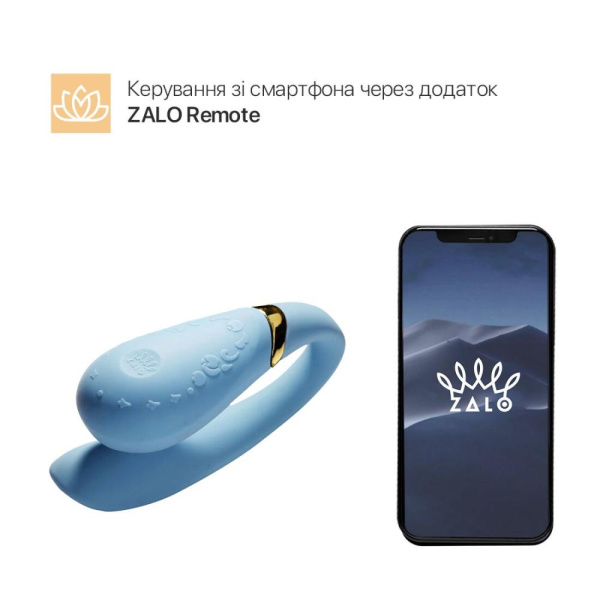купити Смартвібратор для пар Zalo — Fanfan Royal Blue