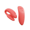 фото Смарт-вибратор для пар We-Vibe Chorus Crave Coral, сенсорное управление вибрациями сжатием пульта  || фото Смарт-вібратор для пар We-Vibe Chorus Crave Coral, сенсорне керування вібраціями стисненням пульта 