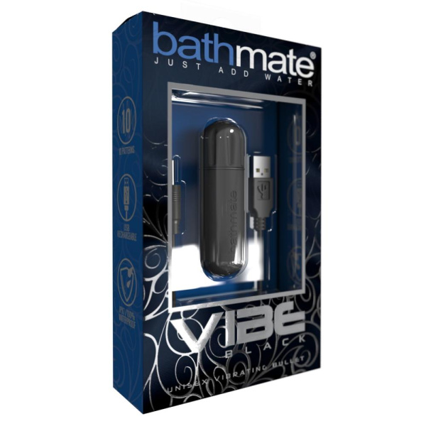 купити Вібропуля Bathmate Vibe Bullet Black, глибока потужна вібрація