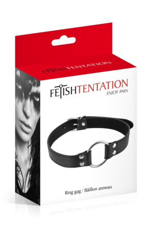 фото Кляп с кольцом Fetish Tentation Ring Gag  || фото Кляп із кільцем Fetish Tentation Ring Gag 