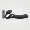 фото Безремневой вибрострапон с вакуумной стимуляцией Strap-On-Me MULTI ORGASM Black XL, регулируемый