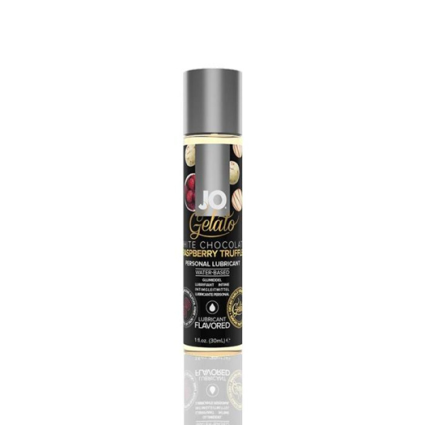 купить Смазка на водной основе System JO GELATO White Chocolate Raspberry(30 мл) без сахара и парабенов