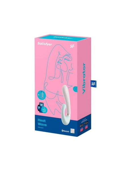 купить Смарт вибратор-кролик с подогревом Satisfyer Heat Wave Mint
