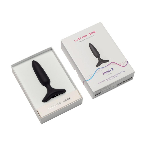 купить Анальная смарт-вибропробка Lovense Hush 2, размер XS