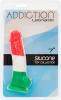 фото Цветной фаллоимитатор ADDICTION - LEONARDO - 7" - 3 COLOURS, 17,8 см, силикон  || фото Кольоровий фалоімітатор ADDICTION - LEONARDO - 7 "- 3 COLOURS, 17,8 см, силікон, вібропуля в подарун 