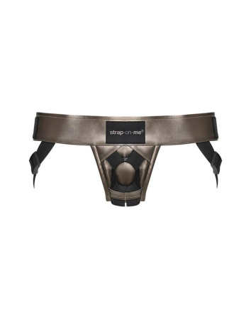 фото Трусы для страпона Strap-On-Me Leatherette HARNESS CURIOUS  || фото Труси для страпону Strap-On-Me Leatherette HARNESS CURIOUS 