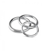 фото Набор металлических эрекционных колец Sinner Gear Unbendable - Cock/Ball Ring & Glans Ring Set