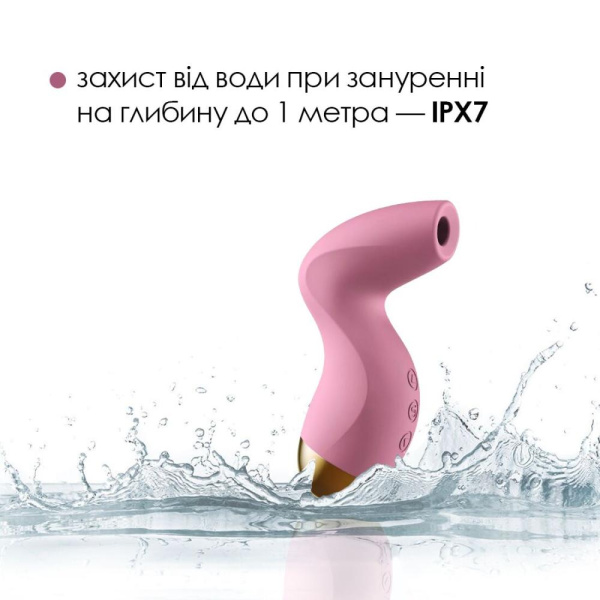 купить Вакуумный клиторальный стимулятор Svakom Pulse Pure Pale Pink, 5 режимов, 5 интенсивностей в каждом