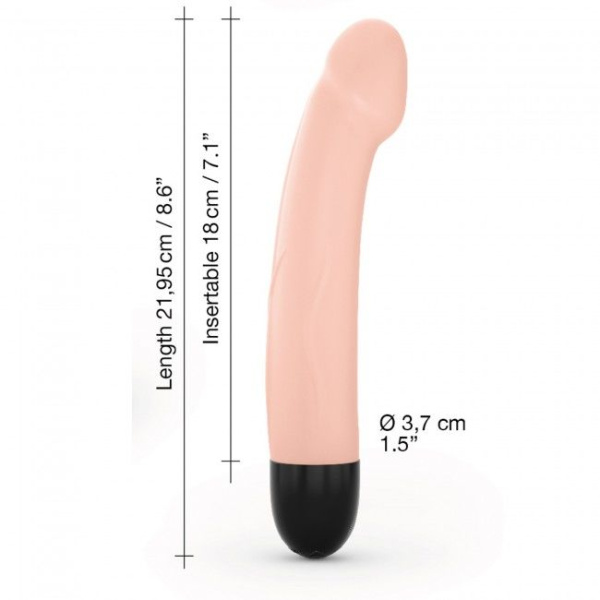 купить Вибратор Dorcel Real Vibration M Flesh 2.0, диам 3,7см, перезаряжаемый, для точки G