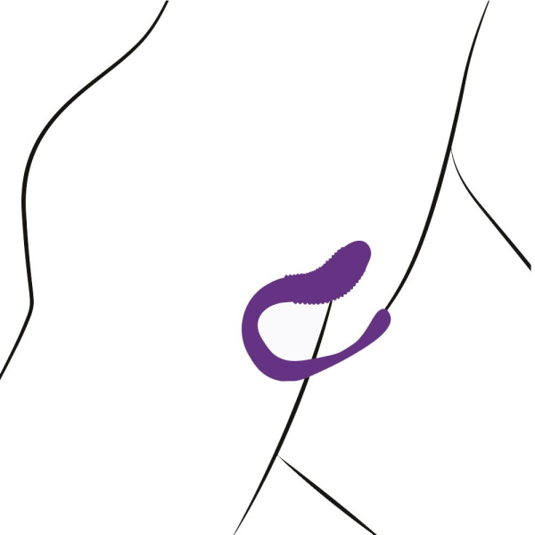 купить Вибратор для пар Adrien Lastic Mini Romeo II с пультом LRS и двумя моторчиками